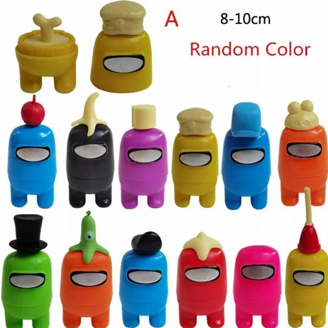 Action Figure Among Us Set 12 Impostor Mainan Game Youtube Terbaru
