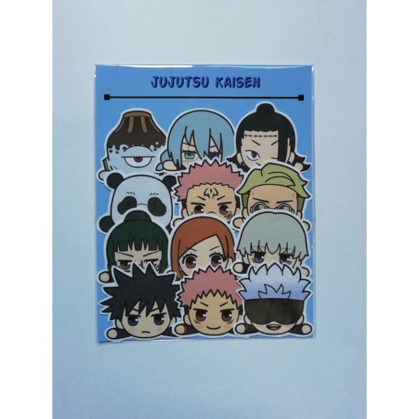 

[ST-PA-05] Sticker Set Anime Jujutsu Kaisen Chibi Sticker Gojo Satoru Sticker Itadori Yuuji Sticker Megumi Fushiguro