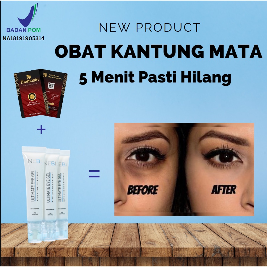 Obat Kantung Mata  Kendur Nebi Ultimate Eye Gel BPOM