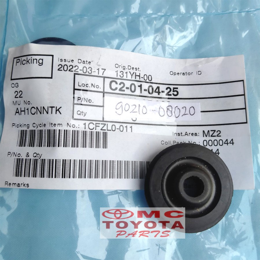 Seal Washer Grommet Tutup Klep Corolla Camry Cresida Crown 90210-08020