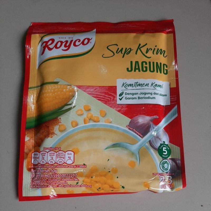 

royco sup krim jagung 50gr