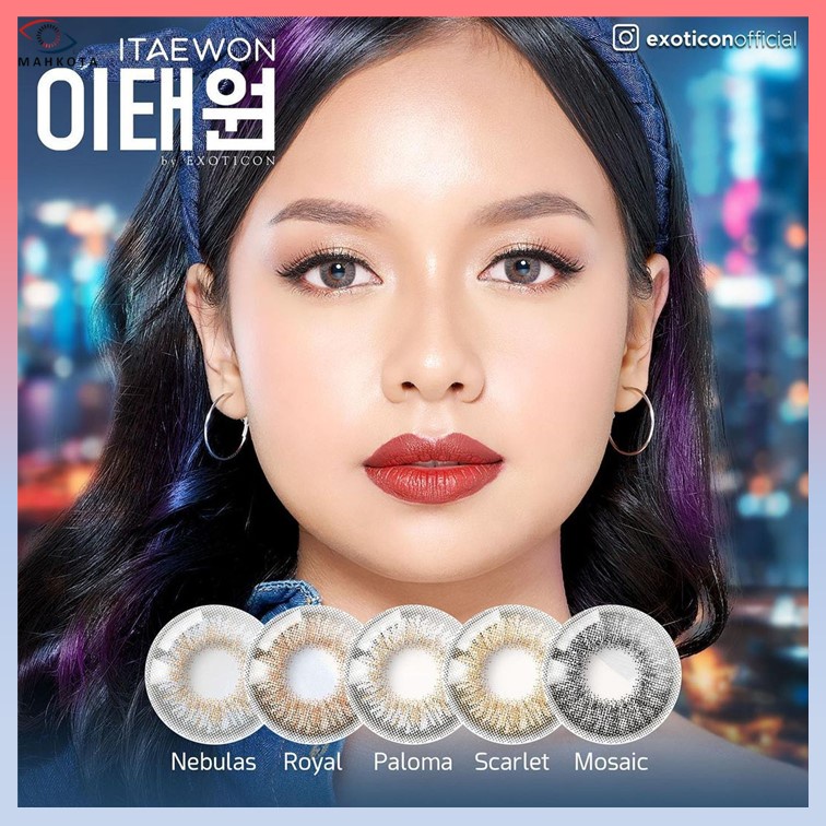 SOFTLENS X2 ITAEWON NORMAL &amp; MINUS (-0.50 S/D -6.00) BY EXOTICON DIA 14.5MM / FREE LENSCASE / Softlen Soflen Soflens