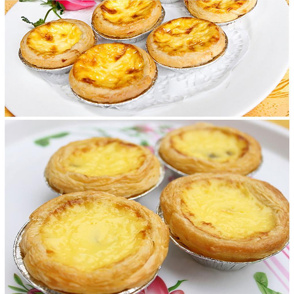 250buah Cetakan Cup Cupcake Aluminium Foil Sekali Pakai Egg Tart Mold DIY Craft Serbaguna Ringan Cetakan Muffin Toko