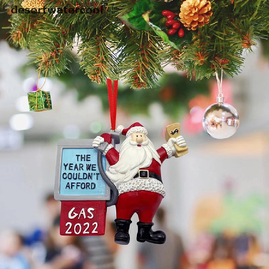 Ornamen Gantung Pohon Natal Bentuk Santa Claus Mini Untuk Dekorasi Tahun Baru 2022