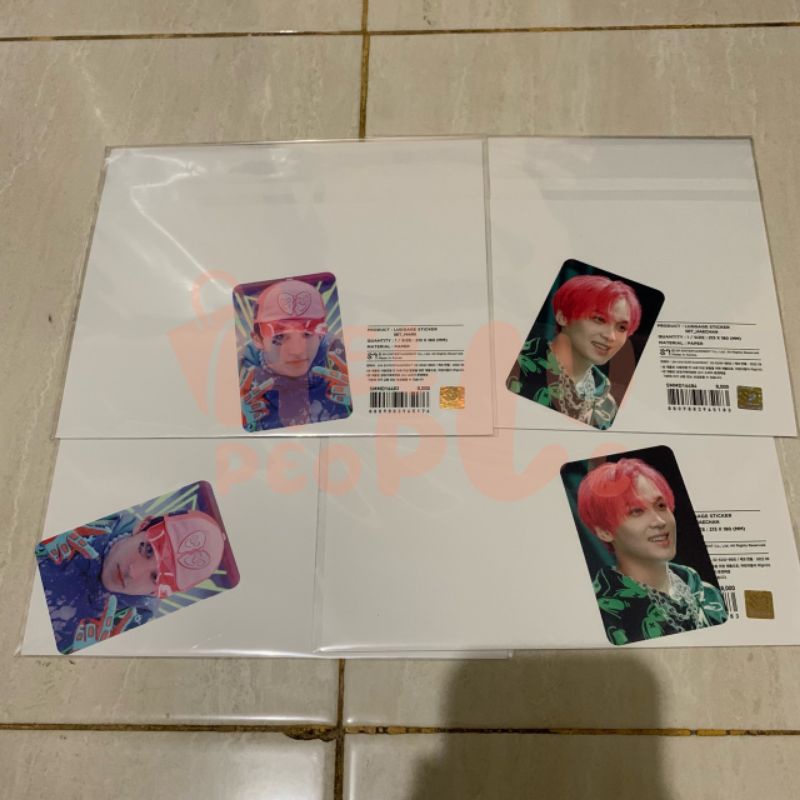 Luggage sticker set 2 baddies mark haechan nct127 nct dream nct 127 official