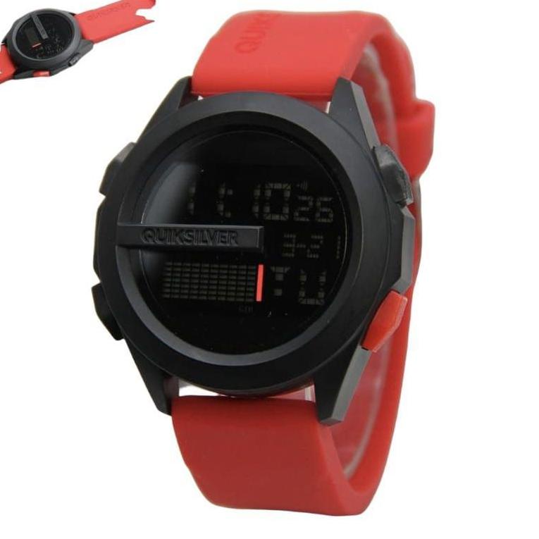 W91Z (BW)JAM TANGAN PRIA KEREN TERBARU 2021 ANTI AIR  DRONE DIGITAL RUBBER QS-DRONE