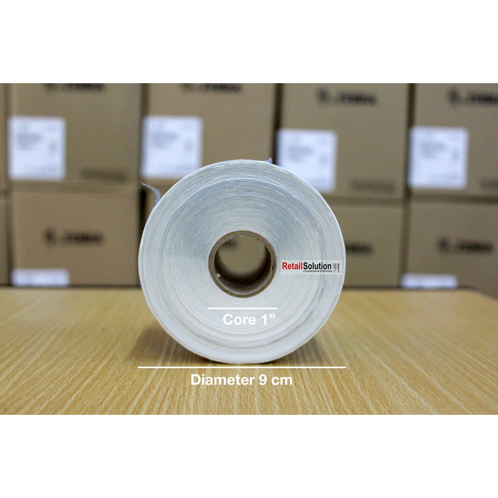 Stiker Label Barcode Semicoat Baby Blue - 60x40 mm 60x40mm 60 x 40 mm