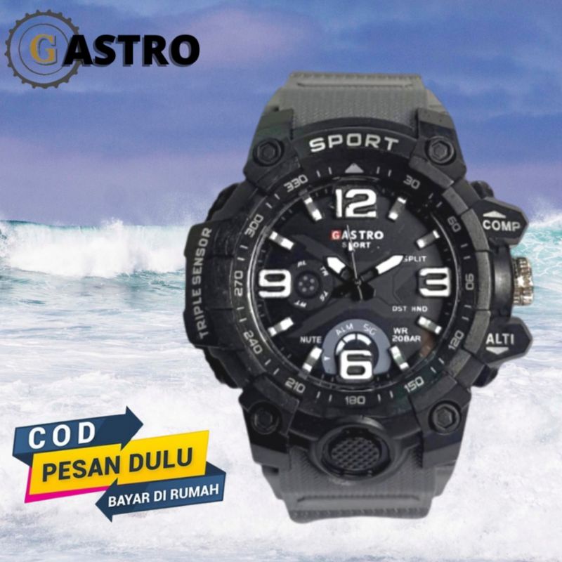 JAM TANGAN PRIA ANALOG RUBBER SPORT