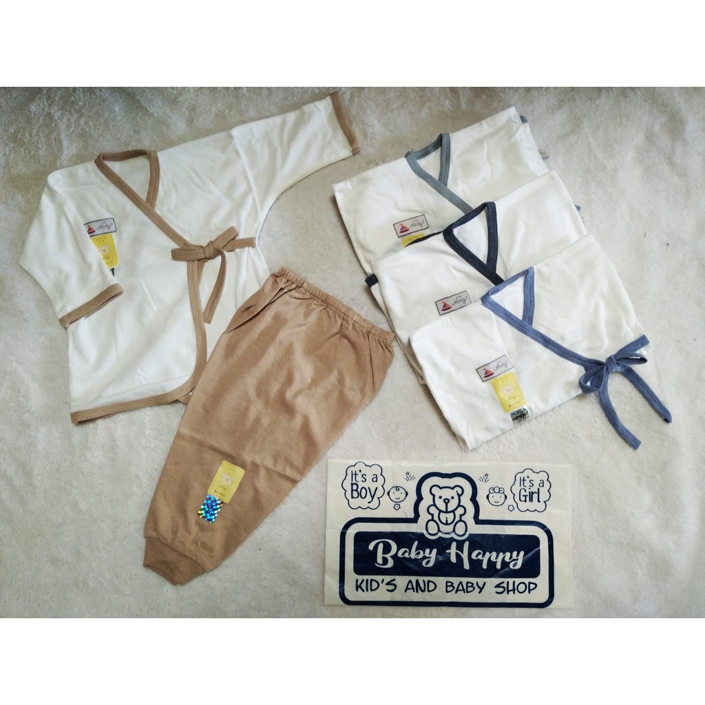 NARY SETELAN BAJU BAYI KIMONO NEWBORN SET LENGAN PANJANG DAN SET LENGAN PENDEK