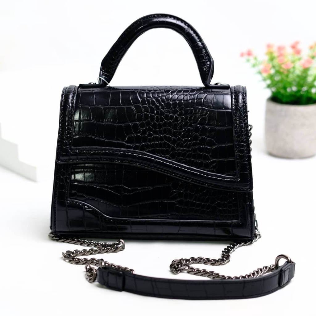 TAS WANITA SELEMPANG RANTAI Z336 SLING BAG PREMIUM IMPORT