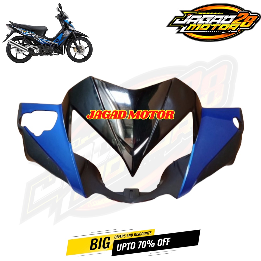 Batok Depan Supra X 125 New Batman Double Disc 2008 2009 2010 2011 Biru / Kepala Depan Supra X 125 New Batman Double Disc 2008 2009 2010 2011 Biru / Batok Kepala Totok Depan  Supra X 125 New Batman Double Disc 2008 2009 2010 2011 Biru