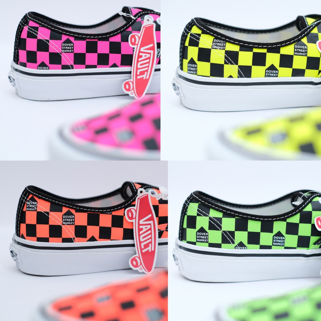 VANS AUTHENTIC VAULT OG LX DSM &quot;DOVER STREET MARKET&quot; CHECKERBOARD ORIGINAL 100%