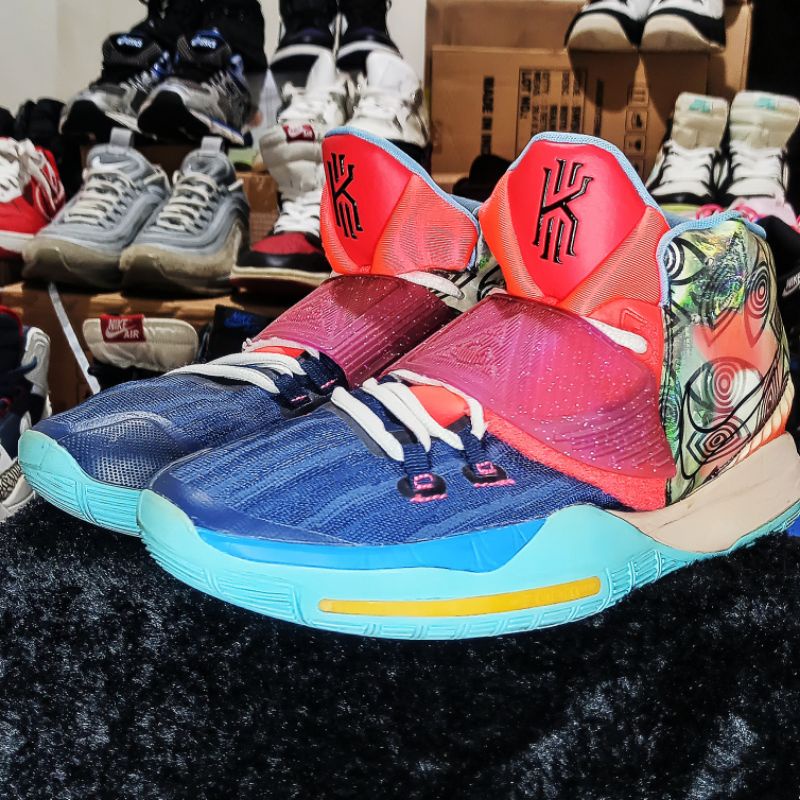 Nke Kyrie 6 Pre Heat Heal The WorldMidnight Navy Black real picture 100%