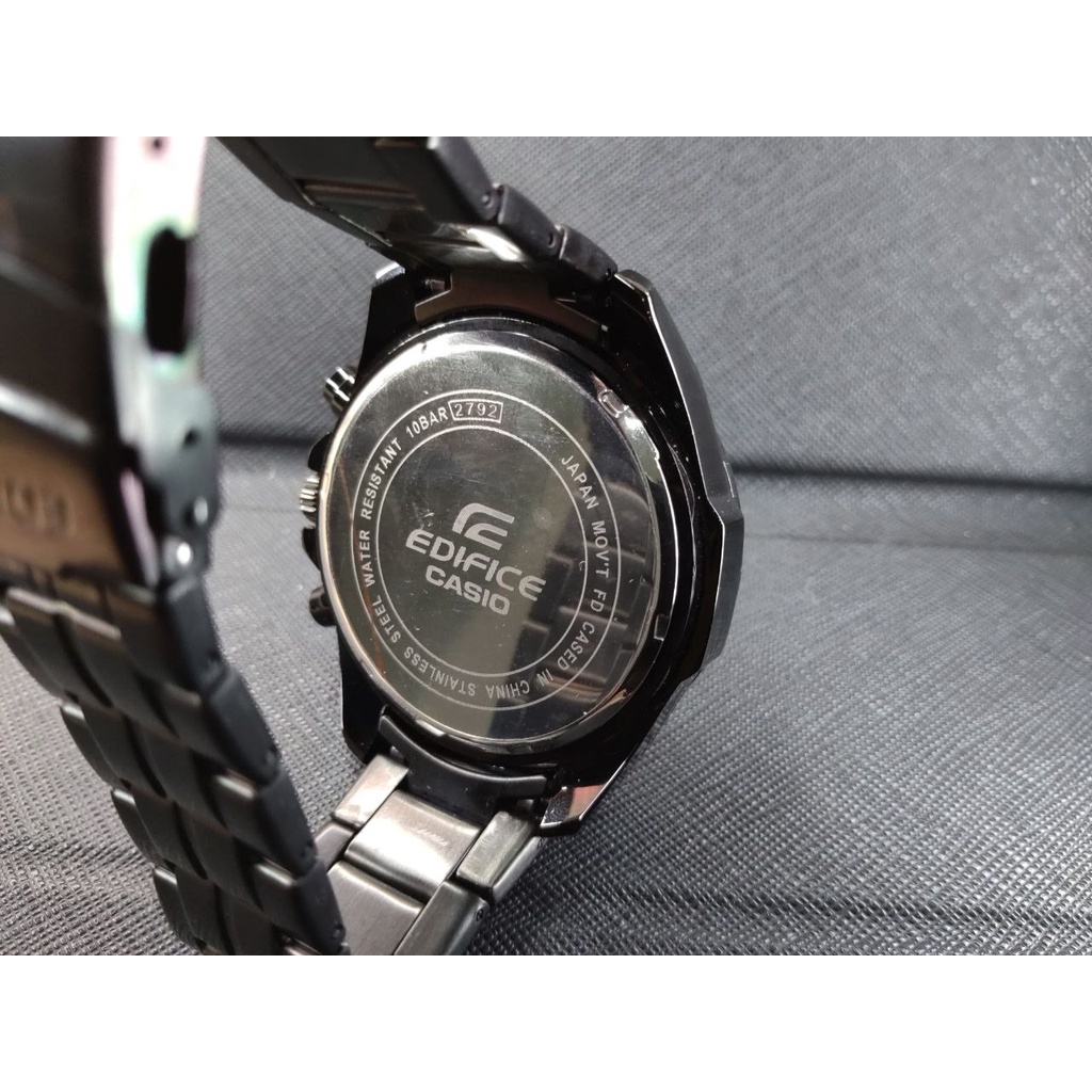 Jam Tangan Pria Casio Edifice New Silver Black Gold Series