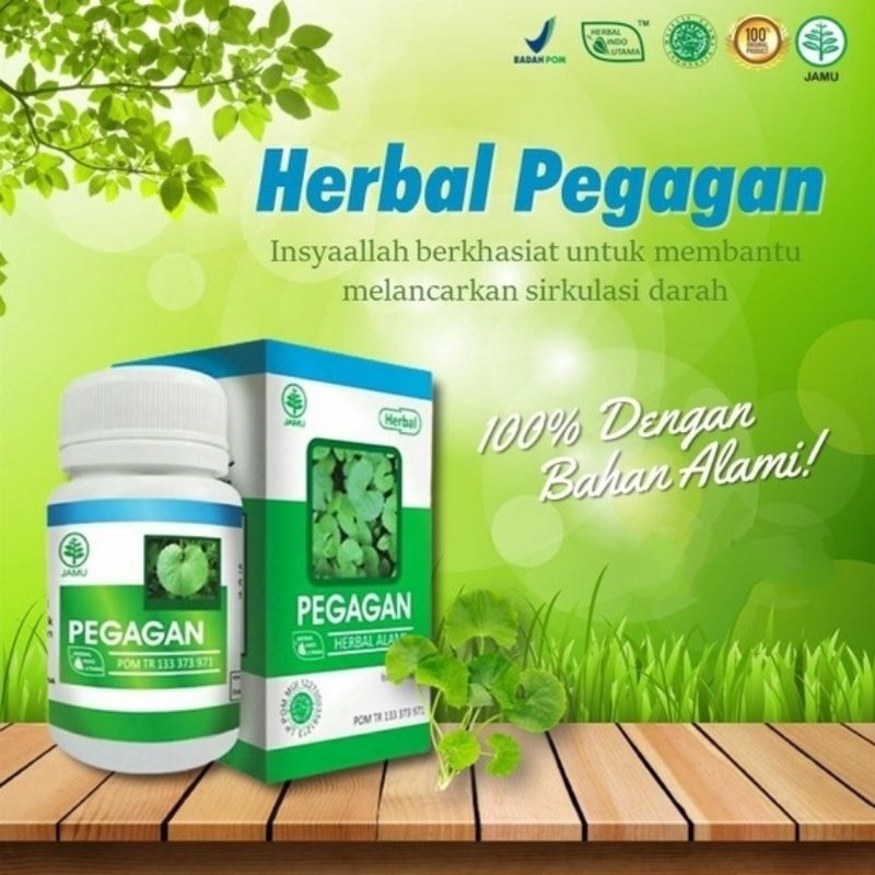 HIU Kapsul Pegagan Original isi 60 kapsul - Kapsul Herbal Pegagan