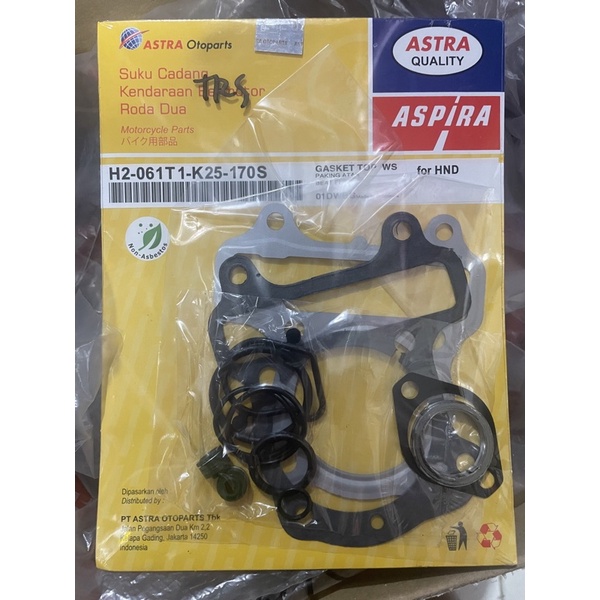 PAKING TOPSET ASPIRA HONDA BEAT FI - SCOOPY FI - SPACY FI K25