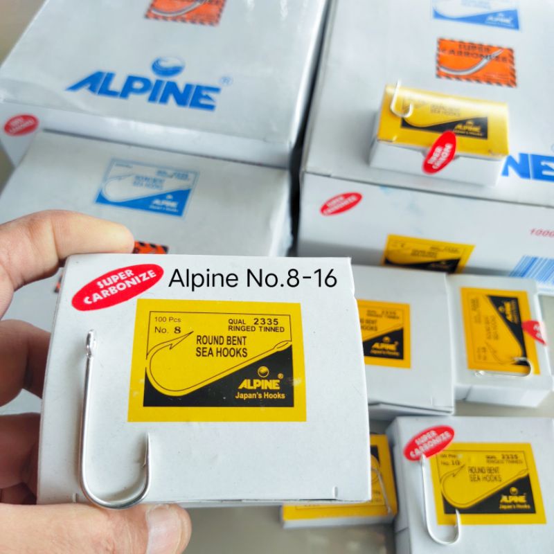 100PCS/1 KOTAK MATA PANCING Alpine  2335 No.9-16 ANTI KARAT, SUPER TAJAM, MATA KAIL MURAH, MATA PANC