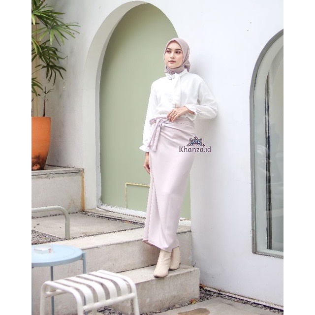 Wrap skirt instan premium all size