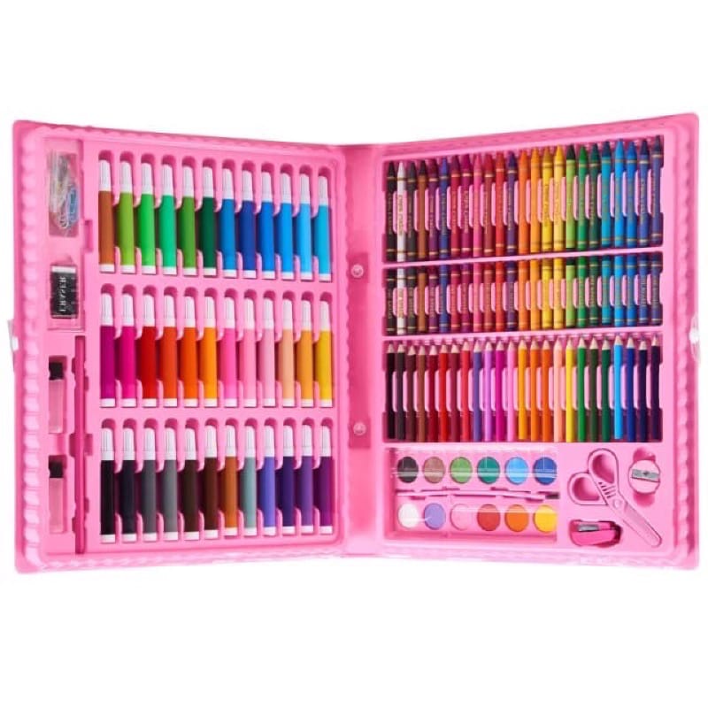 ART SET PENSIL WARNA Crayon set / Crayon Mewarnai / Pensil Krayon (Alat Menggambar atau Mewarnai)