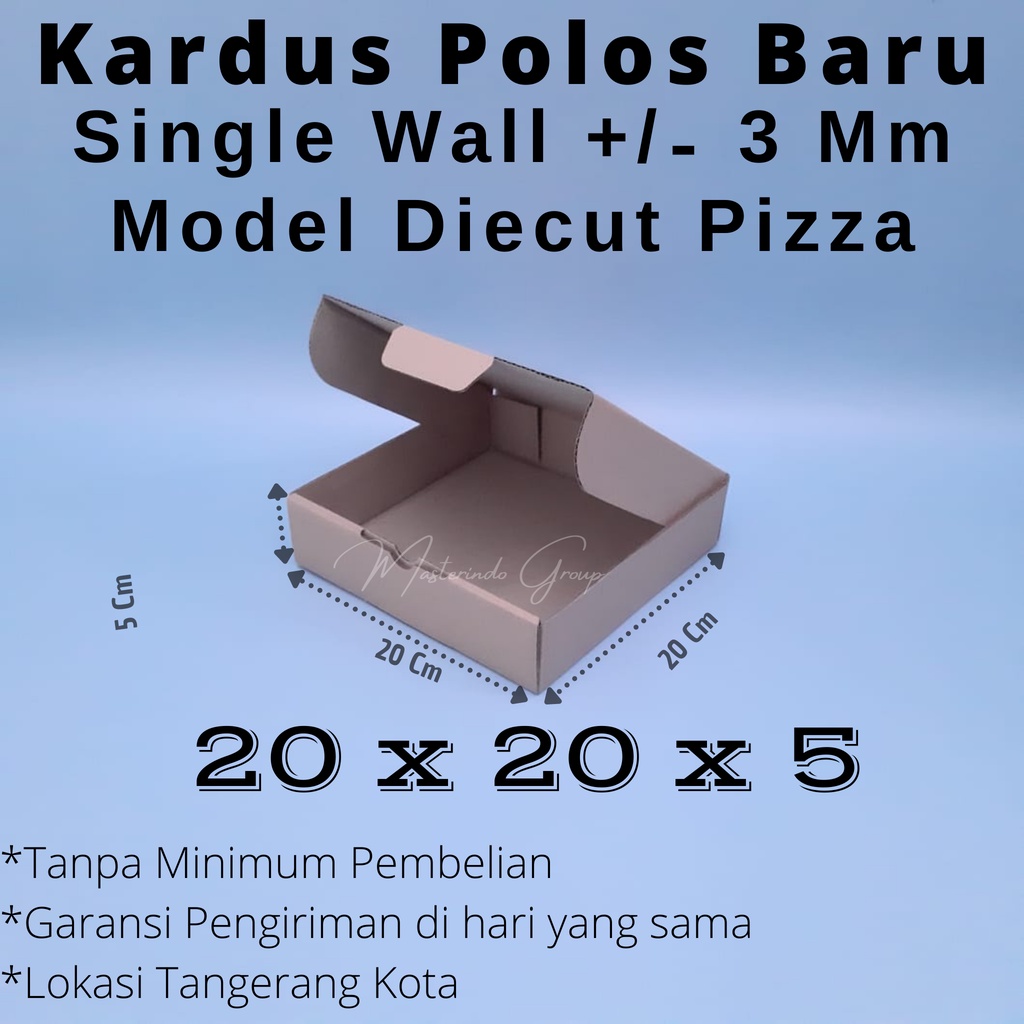 

Kardus Diecut Pizza 20x20x5 Cm