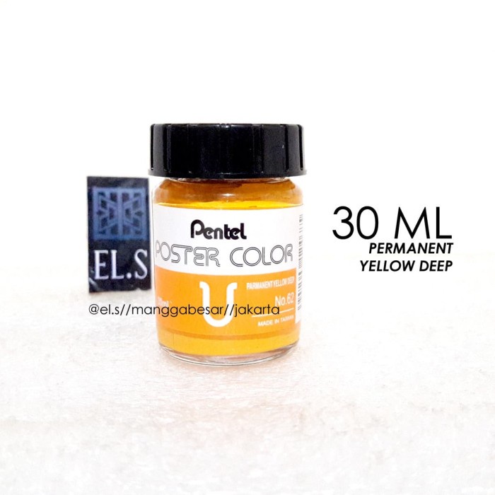 

Sale Pentel Poster Color 30 Ml Permanent Yellow Deep Cat Poster (Ppc30) Trendi