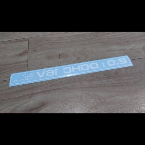 Stiker kaca belakang mobil Mitsubishi Eterna Galant Lancer - 2.0 Limited