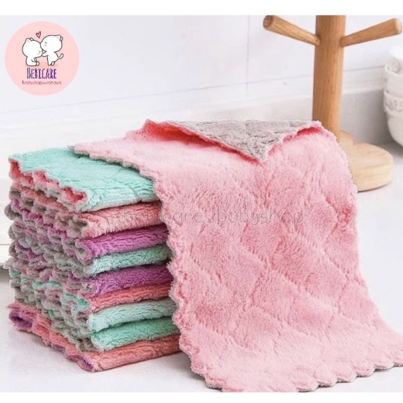 Kain Lap Microfiber Multifungsi /Kain Lap Piring Anti Minyak /Kain Lap Minyak