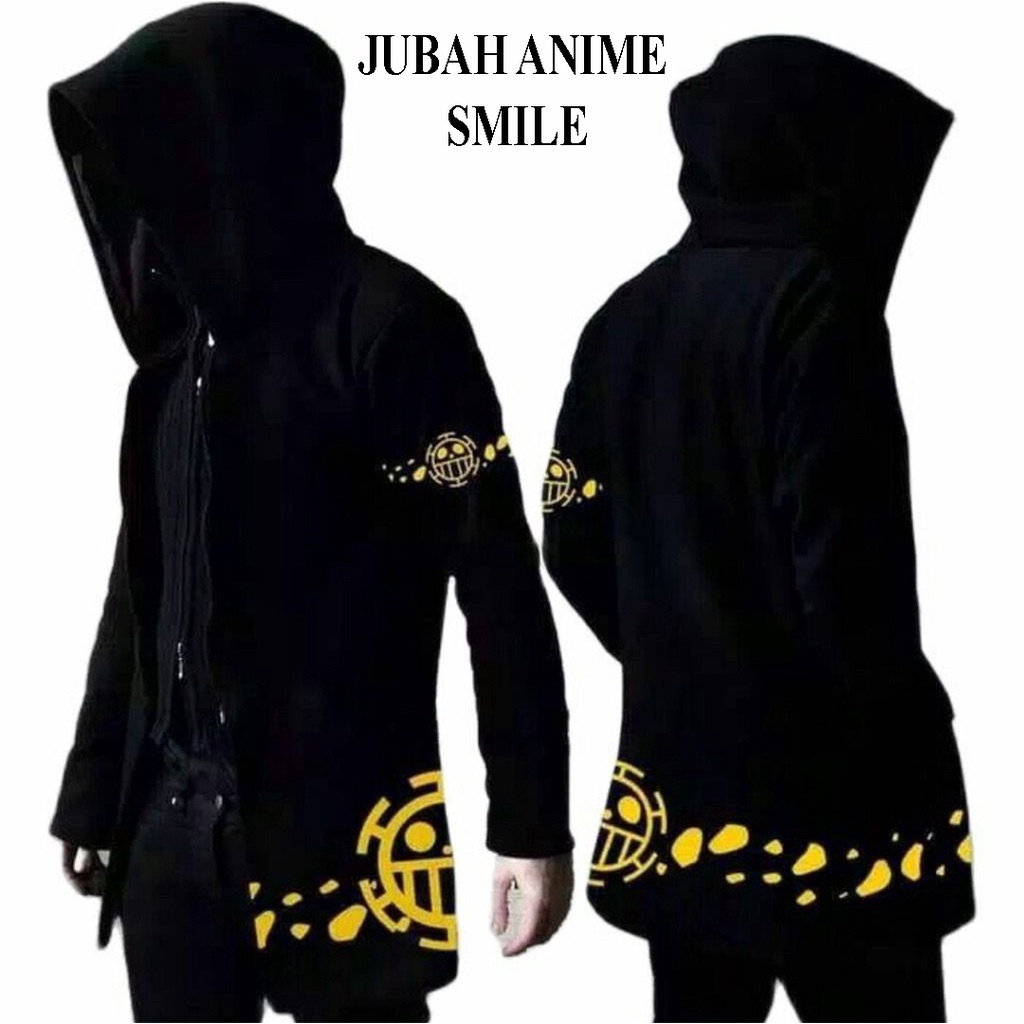 Sweater Hoodie Zipper Anime Akatsuki Jaket Hoodie Akatsuki - Jubah akatsuki naruto