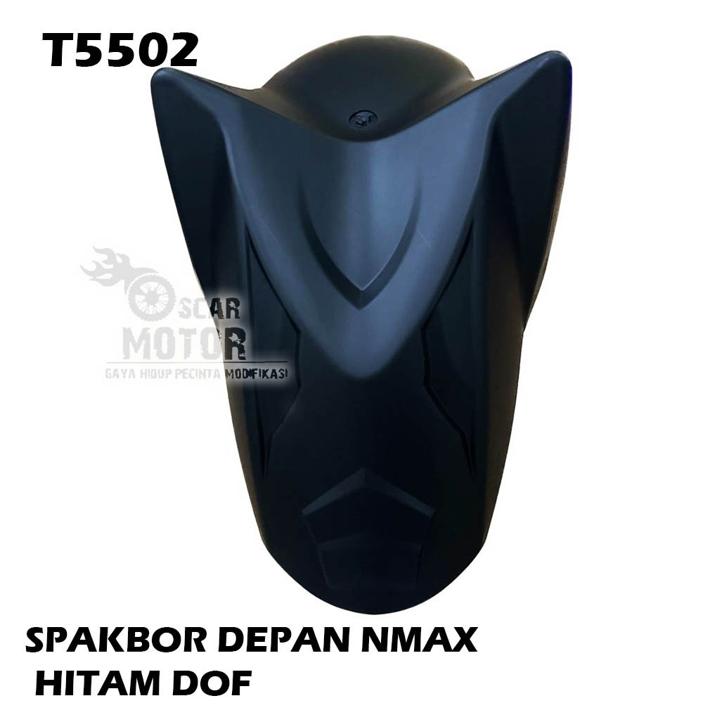 SPAKBOR DEPAN YAMAHA NMAX HITAM BLACK DOF MATH BLACK VARIASI COSTUM