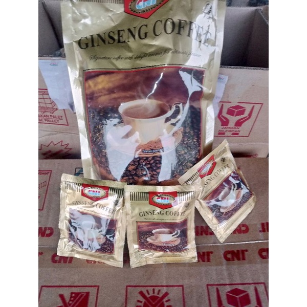 

Kopi Kesehatan Kopi Ginseng CNI Kopi Stamina Isi 20 Sachet