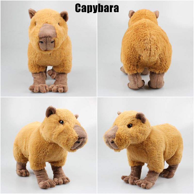 Mainan Plush Capybara Lucu Boneka Binatang Boneka Lembut Untuk Dekorasi Kamar Bayi