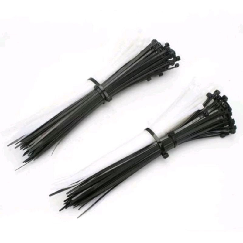1pcs kabel ties / kabel tis nylon /cable tie 2.5*100MM (10cm) hitam  satuan eceran