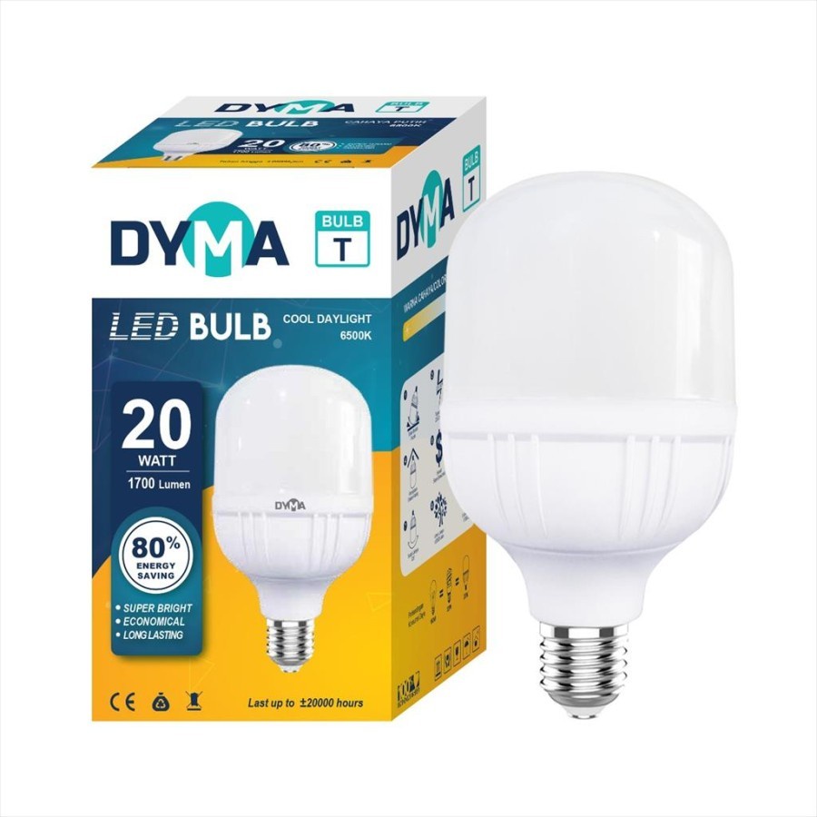 Dyma Lampu LED tabung 20W - Putih - capsul