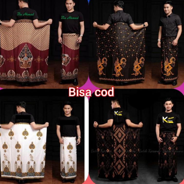 ㋿ SARUNG BATIK / SARUNG BATIK PRIA / SARUNG BATIK WAYANG / SARUNG MURAH / SARUNG WADIMOR HITAM / SAR