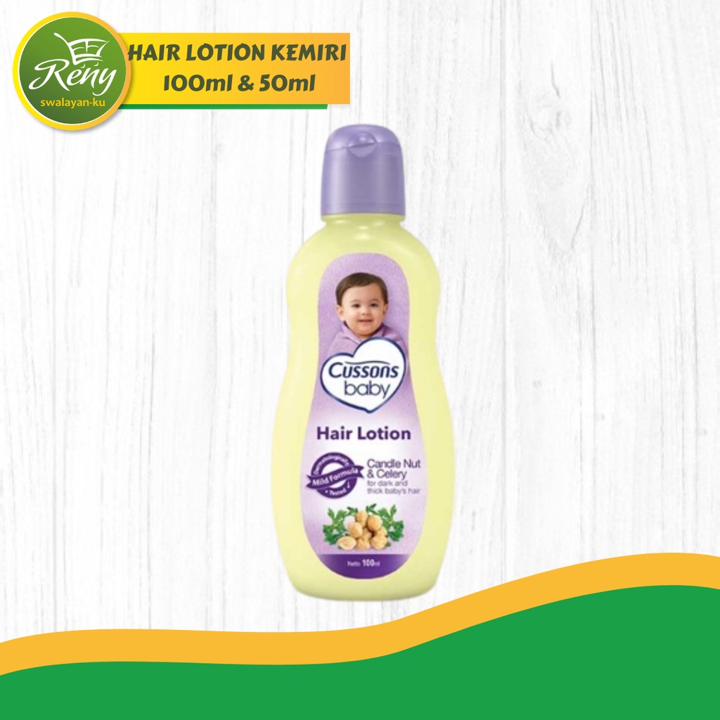 Jual Cussons Baby Hair Lotion Kemiri / Candle Nut & Celery 200ml 100ml 50ml Shopee Indonesia