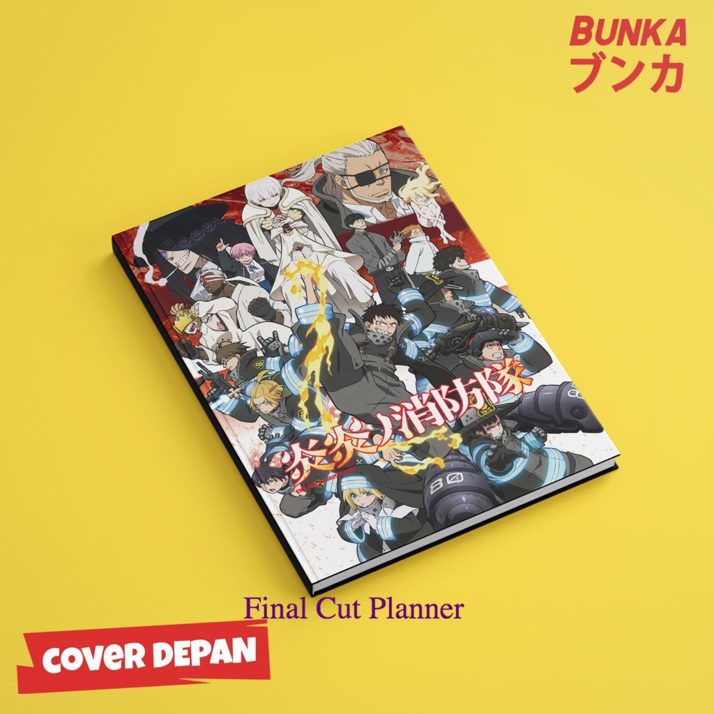 

Notebook Anime Fire Force D Hardcover A5 Buku Tulis Catatan Notes Agenda Planner Jurnal .