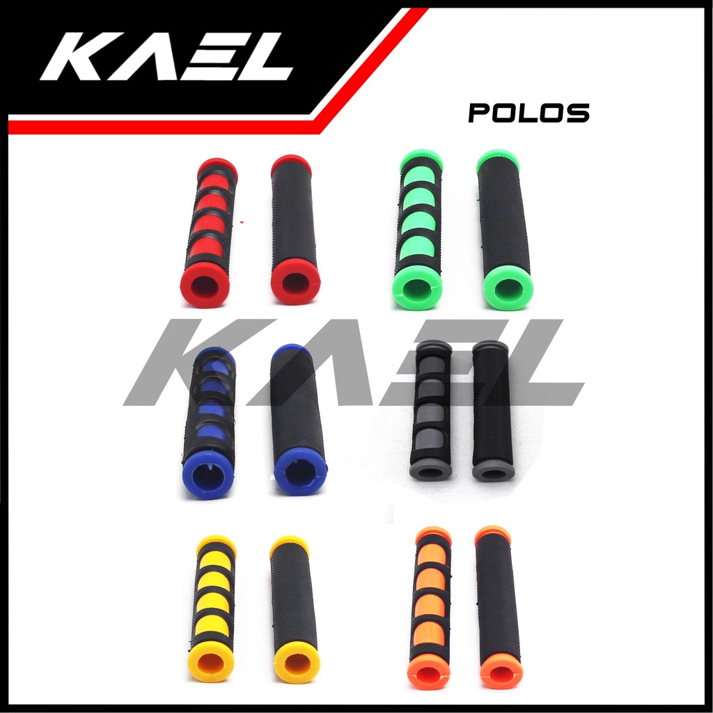 Karet Handle Jari Rem-Kopling Universal Motor Bebek-Matic-Sport Handel Domino Variasi Warna Cover Busa Merah-Abu-Orange-Biru-Hijau-Kuning