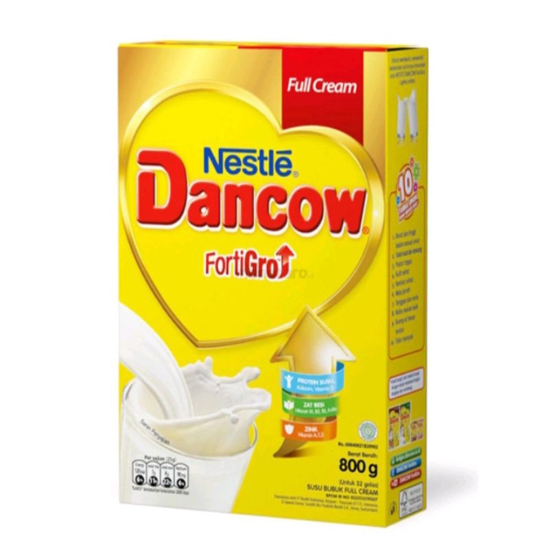 SUSU DANCOW FORTIGO FULL CREAM 800 gram