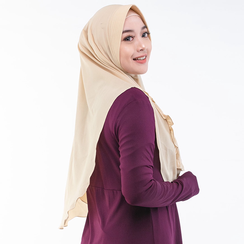 SALE COD !!! Feyza Fukayna - Jilbab Instan Bergo Dewasa Bahan Diamond Crepe