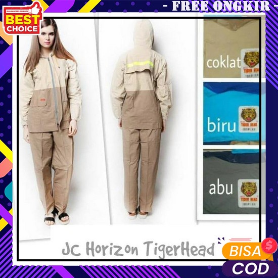 Jas Hujan Pria Wanita Jumbo Tebal Murah Mantel Setelan Dewasa Ponco Lentur Tahan Air Anti Rembes Jas