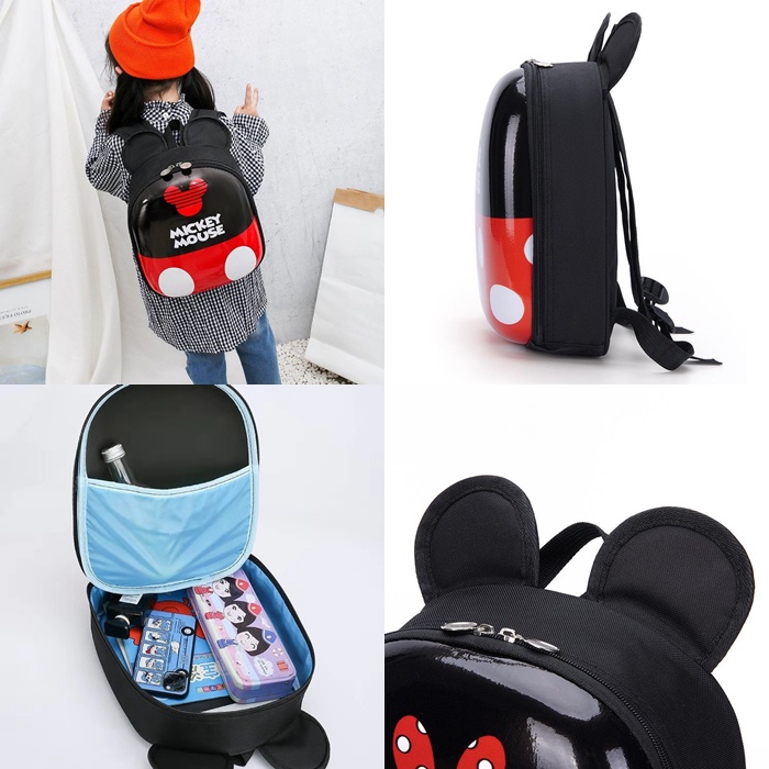 Tas Wanita Backpack Anak Dengan Karakter Lucu Ransel Sekolah Import