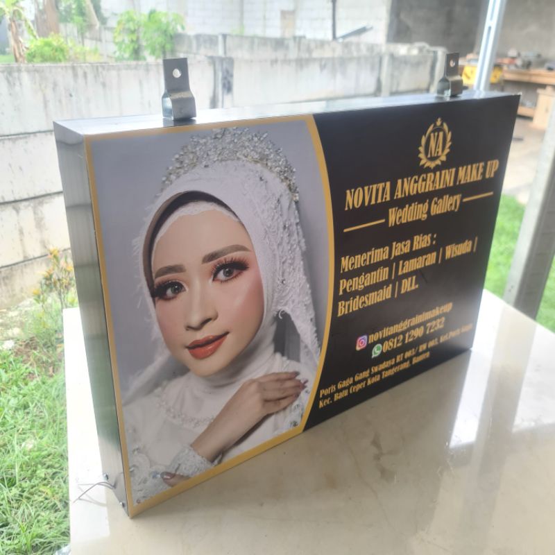 Jual Neon Box Custom 2 sisi Ukuran 100cm x 40cm Shopee Indonesia