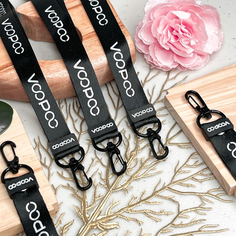 LANYARD VOOPOO BLACK KARET 13MM 20MM 40MM VOOPOO LANYARD VAPE VOOPOO