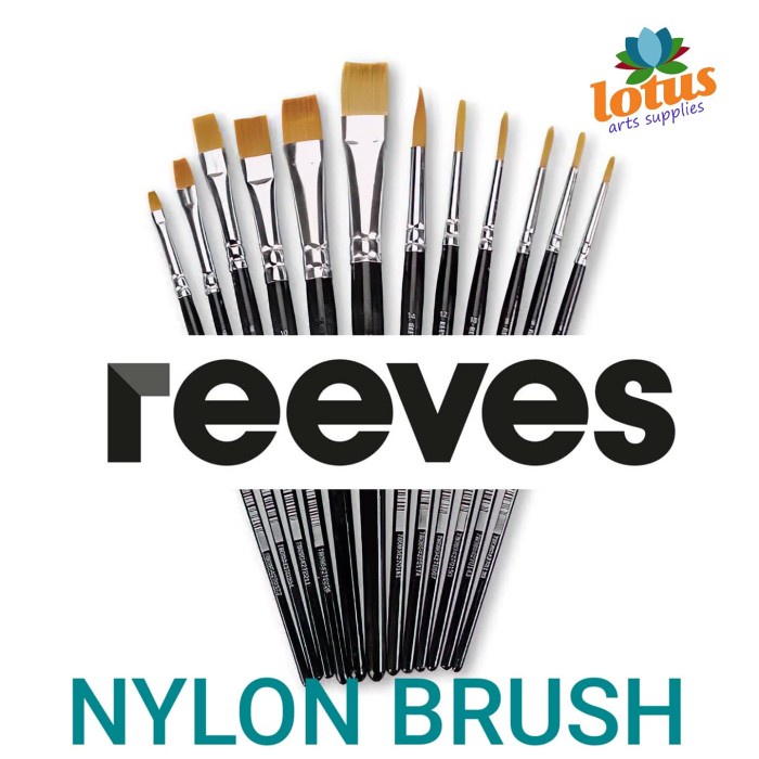 

Limited Reeves Nylon Flat Brush No 8 Hemat