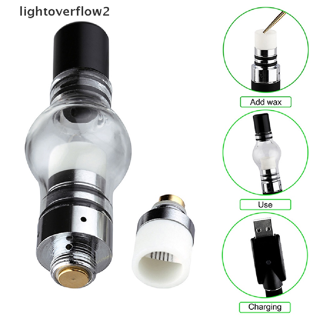 (lightoverflow2) Ltq Vapor Mini Atomizing Pen Deteksi Sirkuit Pendek