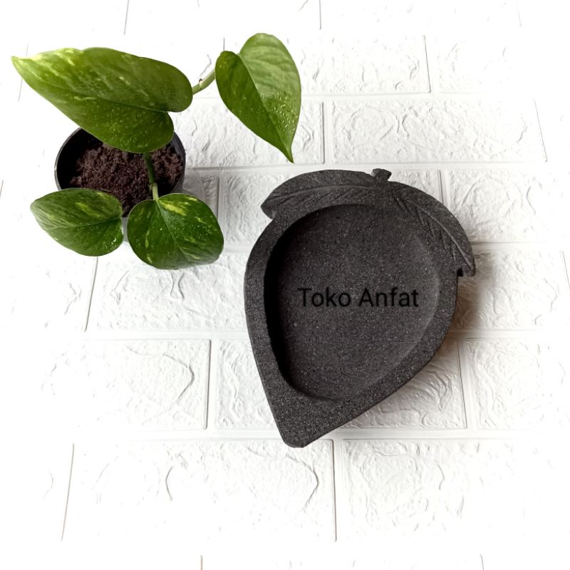 COBEK KARAKTER BATU ASLI/COBEK BENTUK STROBERI/COBEK UNIK/COBEK ESTETIK