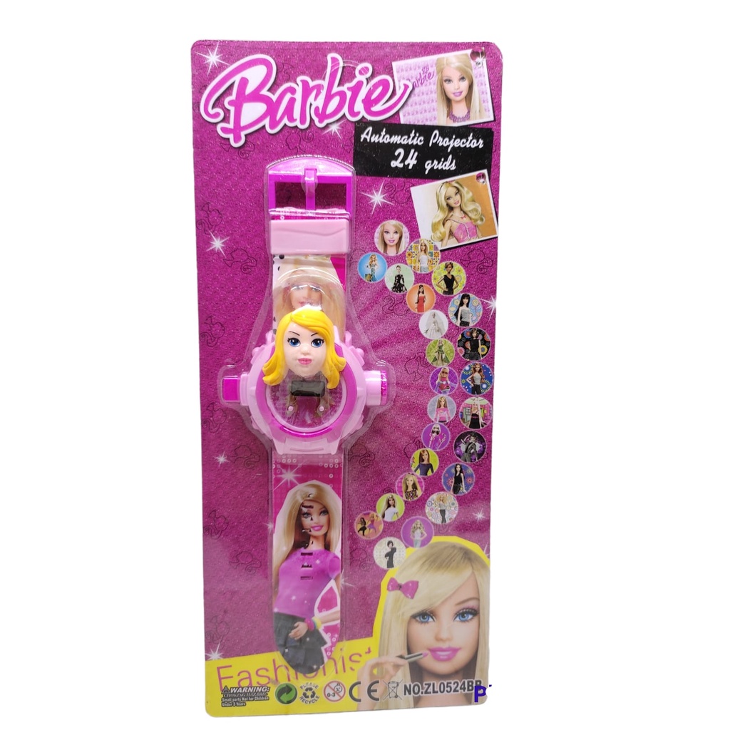 Jam Tangan Anak Laser Mini Proyektor LED Digital Banyak Karakter