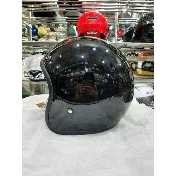 helm retro jpn polos / helm retro JPN