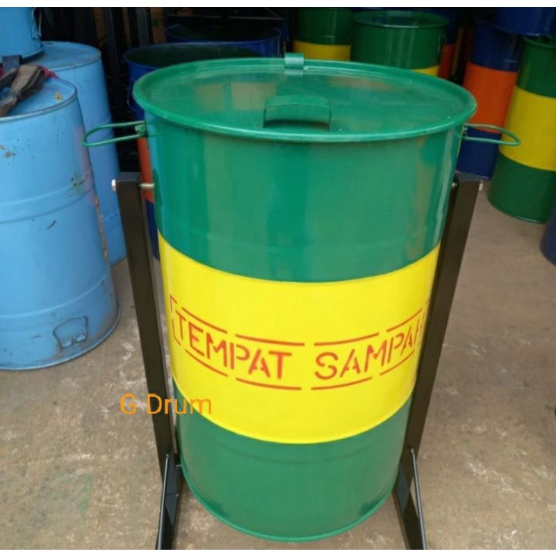 Drum Besi Tong Sampah 60 Liter Gantungan