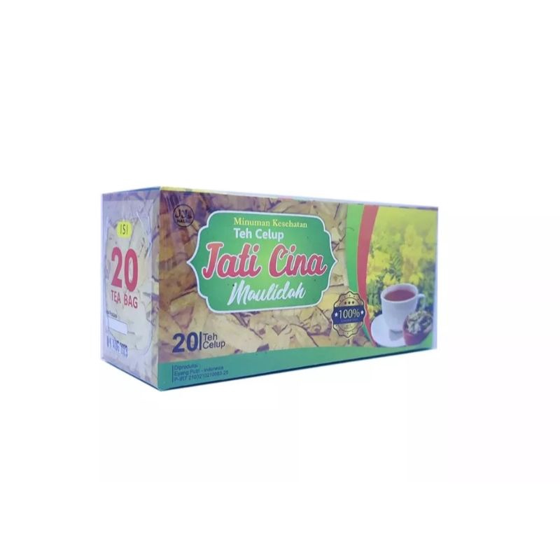 

Teh clup seduh herbal daun jati cina isi 20 kantong
